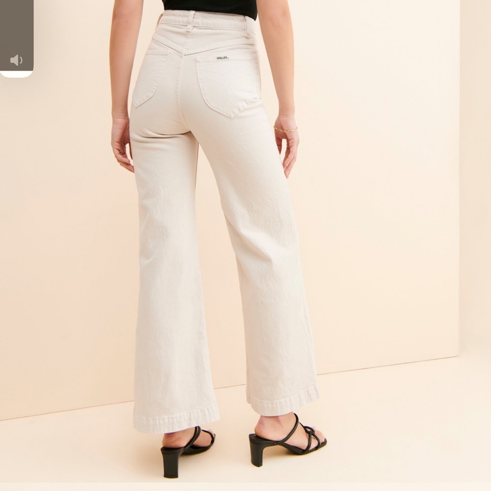 Rolla Sailor Jeans in Cream